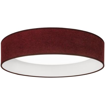 Brilagi - Plafonieră LED dimerizabilă VELVET SMARTIX LED/24W/230V 3000-6000K Ø 45 cm vișinie Wi-Fi Tuya Beacon + telecomandă