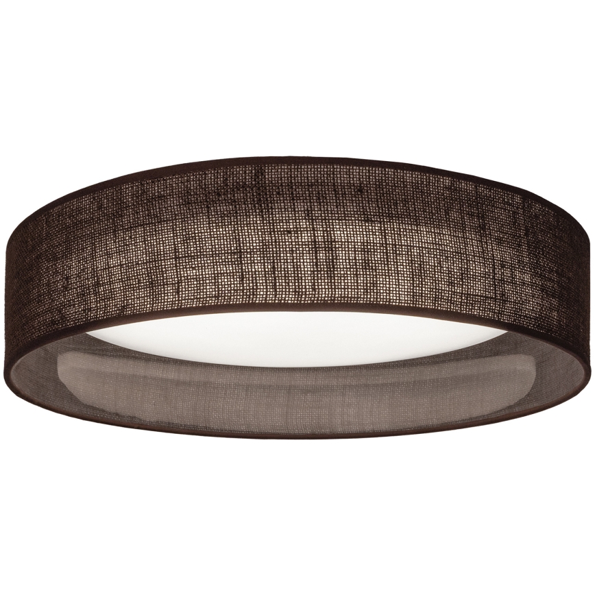 Brilagi - Plafonieră LED dimabilă VELVET SMARTIX LED/24W/230V 3000-6000K, diam. 45 cm, maro, Wi-Fi Tuya Beacon + telecomandă