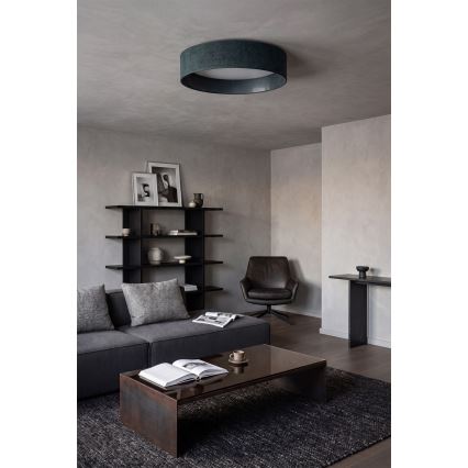 Brilagi - Plafonieră LED dimerizabilă VELVET SMART VARI LED/24W/230V 3000-6500K Ø 45 cm verde + telecomandă