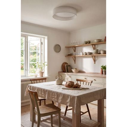 Brilagi - Plafonieră LED reglabilă VELVET SMART VARI LED/36W/230V 3000-6500K Ø 55 cm albă + telecomandă
