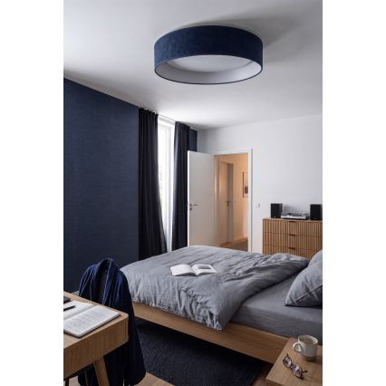 Brilagi - Plafonieră LED dimmabilă VELVET SMART VARI LED/36W/230V 3000-6500K Ø 55 cm, albastru + telecomandă