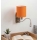 Brilagi - Lampă LED flexibilă de perete NUBILA 1xE27/25W/230V + LED/3W crom mat/portocaliu