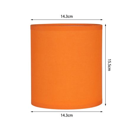 Brilagi - Lampă LED flexibilă de perete NUBILA 1xE27/25W/230V + LED/3W crom mat/portocaliu