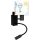 Brilagi - Lampă LED flexibilă de perete pentru copii BOBO 1xE27/25W/230V + LED/3W negru/alb/cu animale