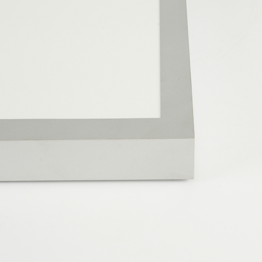 Plafonieră LED pentru baie Brilagi FRAME, 50W/230V, 3000/4000/6000K, 120x30 cm, IP44, argintiu