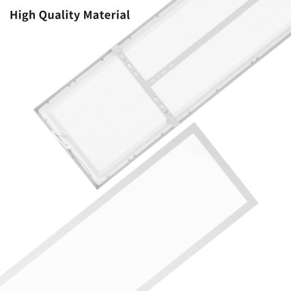 Plafonieră LED pentru baie Brilagi FRAME, 50W/230V, 3000/4000/6000K, 120x30 cm, IP44, argintiu