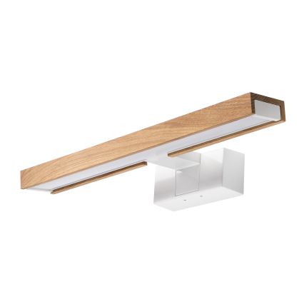 Brilagi - Iluminare LED pentru oglindă de baie 3-în-1 WOODY MIRROR LED/8W/230V 40 cm IP44 alb/stejar