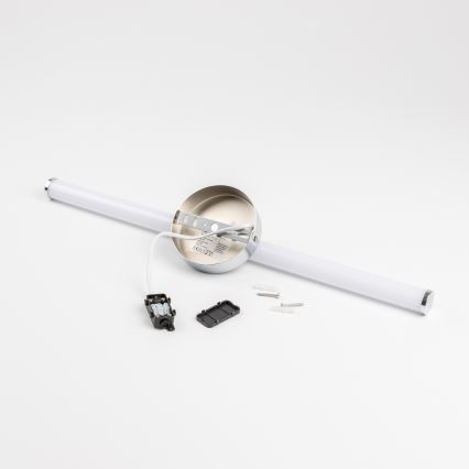 Brilagi - Lampă LED pentru oglindă de baie LARA, 10 W, 230 V, 60 cm, IP44, crom lucios