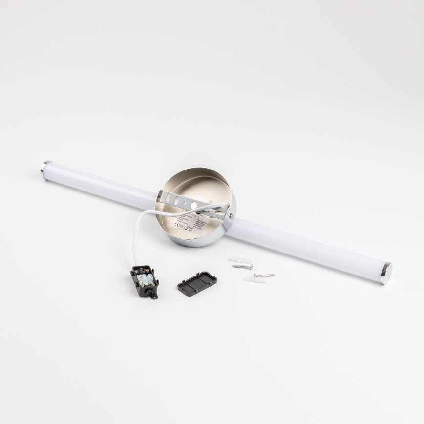 Brilagi - Lampă LED pentru oglindă de baie LARA, 10 W, 230 V, 60 cm, IP44, crom lucios