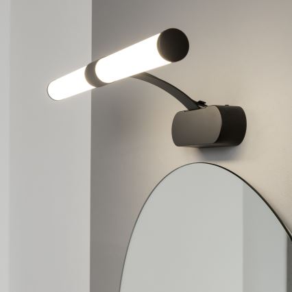 Brilagi TUBEO - Aplica LED 2 în 1 pentru oglindă de baie, LED/6W/230V, 40 cm, IP44, negru