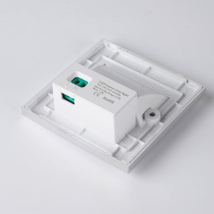 Brilagi - Aplica LED pentru scări cu senzor STEP LIGHT LED/1,5W/230V IP44 argintiu