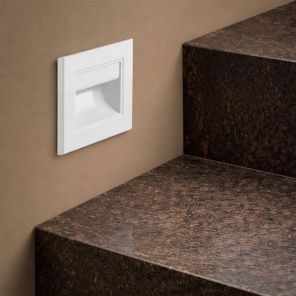 Brilagi - Lampă LED pentru scări STEP LIGHT LED/1,5W/230V IP44 albă