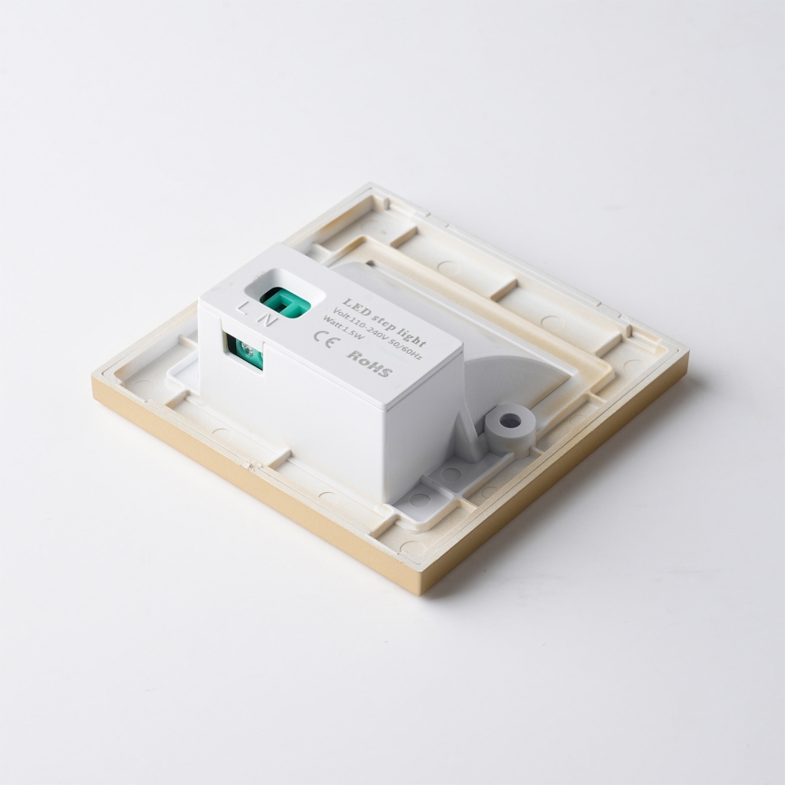 Brilagi - Lampă LED pentru scări STEP LIGHT LED/1,5W/230V IP44 aurie