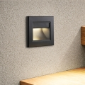 Brilagi - Lampă LED pentru trepte STEP LIGHT, 1,5 W, 230 V, IP44, negru