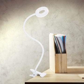 Brilagi - Lampă LED reglabilă cu clemă ORBELA LED/8W/5V 3000/4000/5000K albă