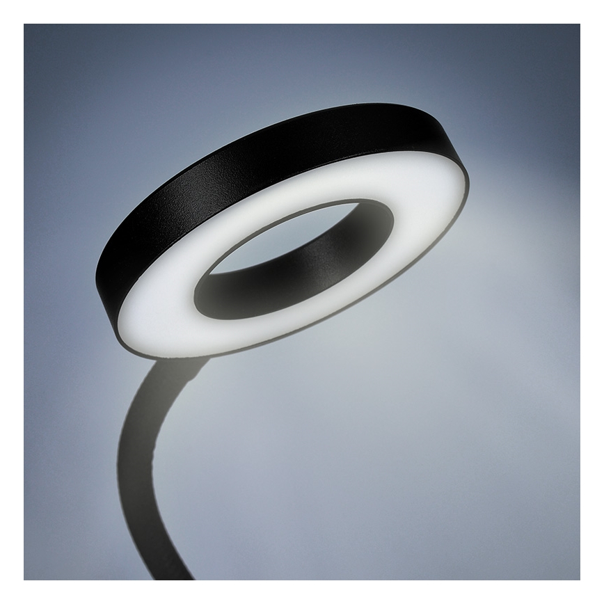 Brilagi - Lampă LED reglabilă cu clemă ORBELA LED/8W/5V 3000/4000/5000K neagră