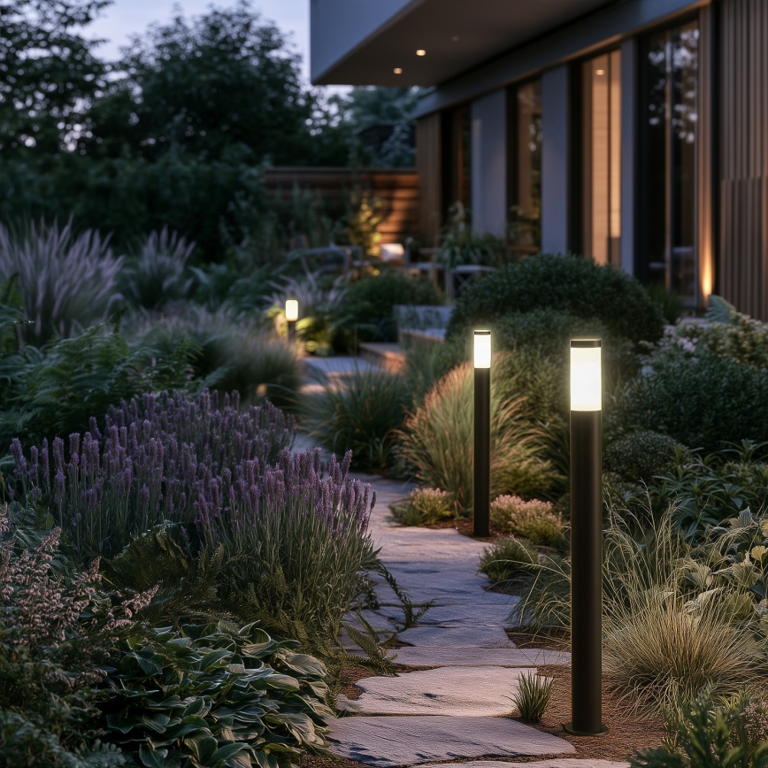 BRILAGI - Lampă LED dimabilă de exterior ELIA 1xE27/6W/230V 2700-6500K IP44 Wi-Fi 100 cm antracit