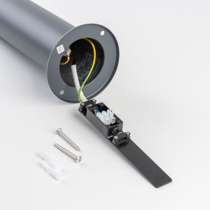 BRILAGI - Lampă LED dimabilă de exterior ELIA 1xE27/6W/230V 2700-6500K IP44 Wi-Fi 100 cm antracit