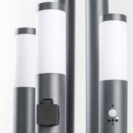 BRILAGI - Lampă LED dimabilă de exterior ELIA 1xE27/6W/230V 2700-6500K IP44 Wi-Fi 100 cm antracit
