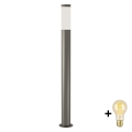 Brilagi - Lampă LED reglabilă de exterior ELIA 1xE27/6W/230V 2700-6500K IP44 Wi-Fi 100 cm crom mat