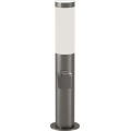 Brilagi - Lampă LED reglabilă pentru exterior cu priză integrată ELIA 1xE27/6W/230V 2700-6500K IP44 Wi-Fi 50 cm crom mat
