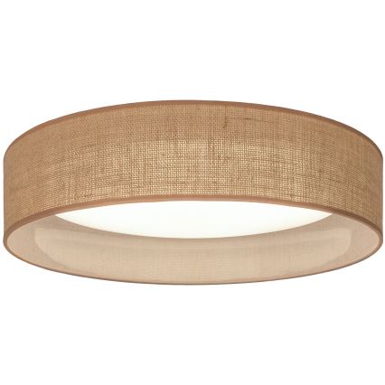 Brilagi - Plafonier LED dimabil VELVET SMARTIX LED/24W/230V 3000-6000K diam. 45 cm bej Wi-Fi Tuya Beacon + telecomandă
