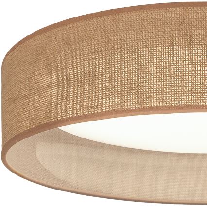 Brilagi - Plafonier LED dimabil VELVET SMARTIX LED/24W/230V 3000-6000K diam. 45 cm bej Wi-Fi Tuya Beacon + telecomandă