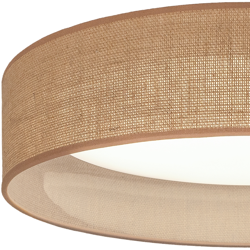 Brilagi - Plafonier LED dimabil VELVET SMARTIX LED/24W/230V 3000-6000K diam. 45 cm bej Wi-Fi Tuya Beacon + telecomandă