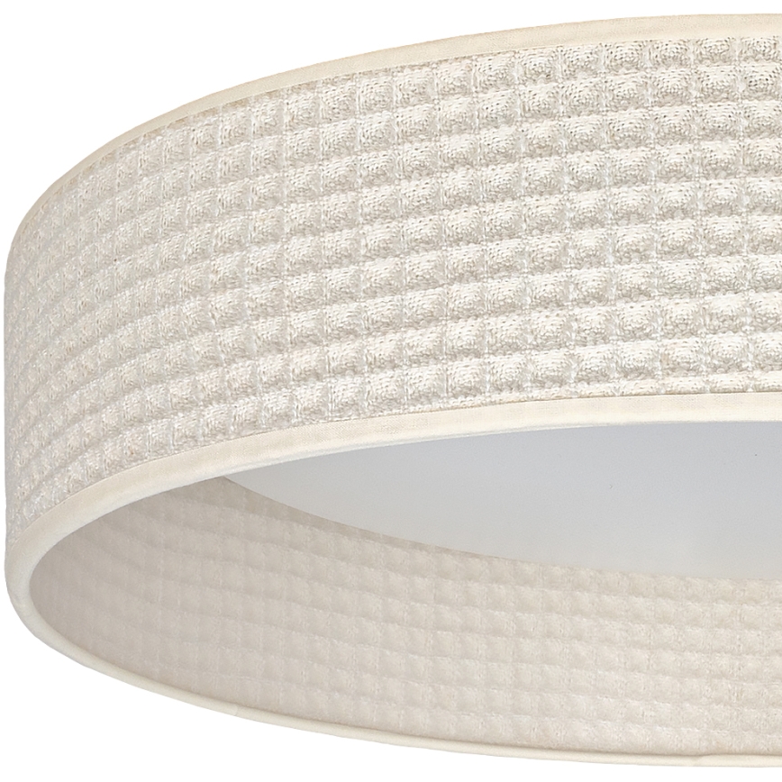 Brilagi - Plafonieră LED dimabilă VELVET SMARTIX LED/36W/230V 3000–6000K Ø 55 cm crem Wi‑Fi Tuya Beacon + telecomandă