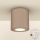 Brilagi - Lampă LED RGBW MIA reglabilă pentru baie 1xGU10/4,8W/230V 3000K 84x80 mm bej IP54 + telecomandă