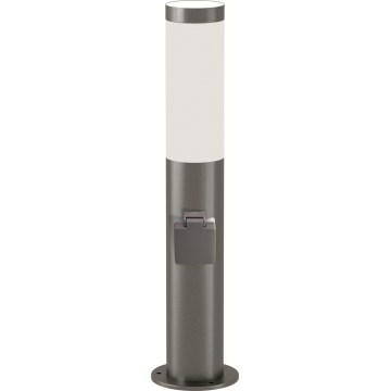 Brilagi - Lampă LED RGBW reglabilă de exterior cu priză ELIA 1xE27/6,5W/230V 2700-6500K IP44 Wi-Fi 50 cm crom mat