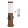 Brilagi - Lampă LED RGBW reglabilă pentru exterior, cu 2 socluri, 1xE27/9W/230V, 2700-6500K, IP44, 40 cm, maro