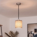 Brilagi - Lampă LED suspendată pe cablu NUBILA 1xE27/60W/230V Ø 14 cm negru/maro
