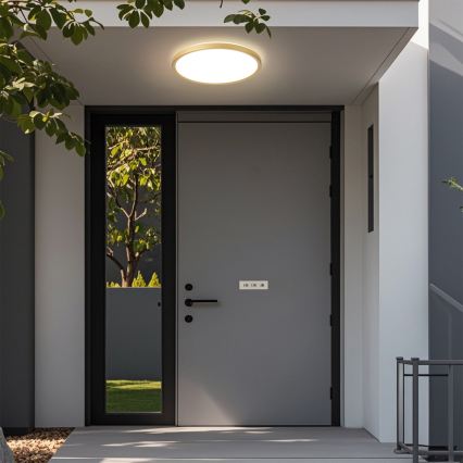 Brilagi - Plafonieră LED pentru baie ULTRA SLIM LED/24W/230V, Ø 42 cm, auriu, IP54