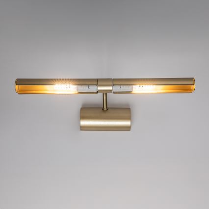 Brilagi - Lampă pentru tablouri DANAE 2xE14/40W/230V, auriu