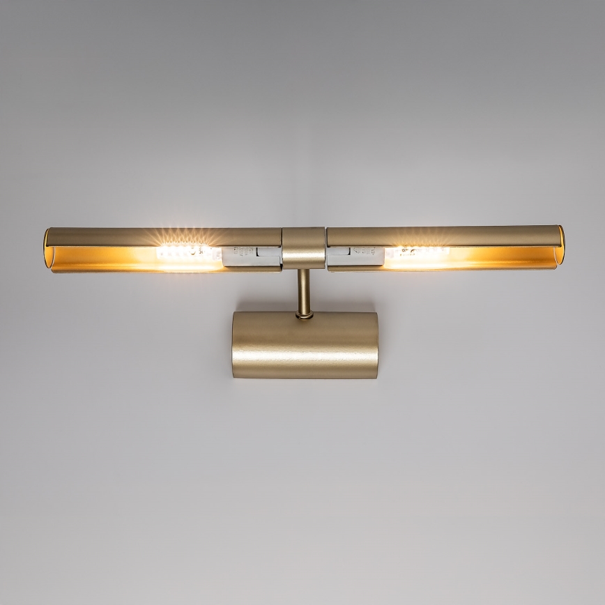 Brilagi - Lampă pentru tablouri DANAE 2xE14/40W/230V, auriu