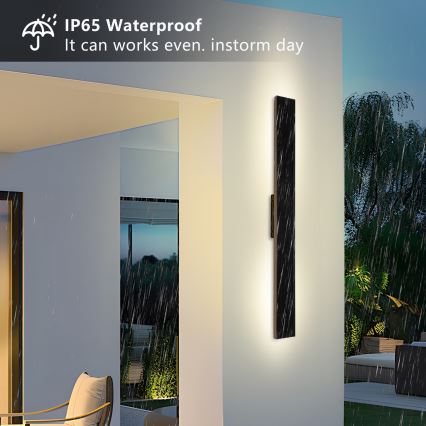 Brilagi - Aplica solară de perete cu LED reglabilă SUN LED/5,5W/3,7V 100 cm 6000 mAh IP44