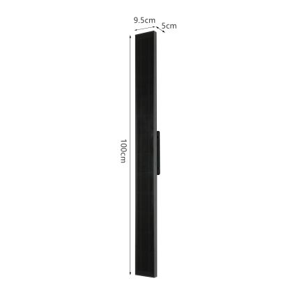 Brilagi - Aplica solară de perete cu LED reglabilă SUN LED/5,5W/3,7V 100 cm 6000 mAh IP44