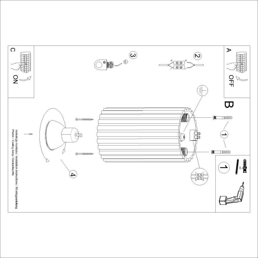 Brilagi - Lampă spot CRESTO, 1x GU10/10W/230V, 10 cm, roz