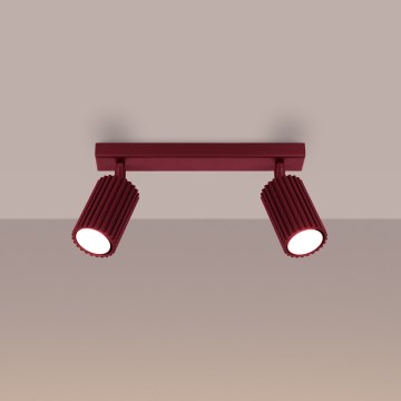 Brilagi - Lampă spot CRESTO 2xGU10/10W/230V burgundiu