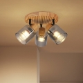 BRILAGI - Lampă spot HYGGE 3xE14/15W/230V, lemn/fumuriu