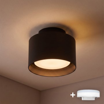 BRILAGI - Lampă spot LED BACKLIT 1xGX53/15W/230V + LED/3W Ø 10 cm negru