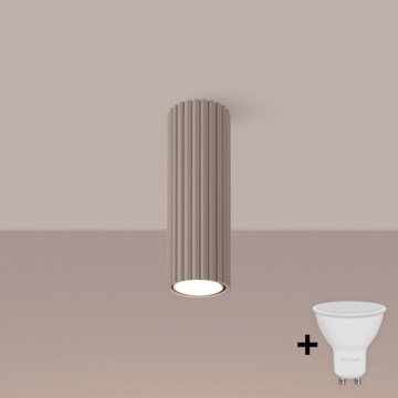 Brilagi - Lampă spot LED CRESTO, 1 x GU10, 10W, 230V, 20 cm, taupe