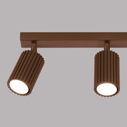 Brilagi - Lampă spot LED CRESTO 3x GU10/10W/230V, maro