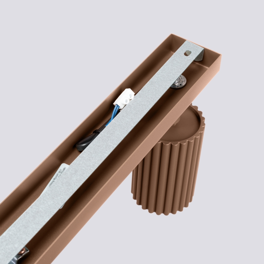 Brilagi - Lampă spot LED CRESTO 3x GU10/10W/230V, maro