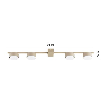 Brilagi - Lampă spot LED MONO 4xGX53/30W/230V bej