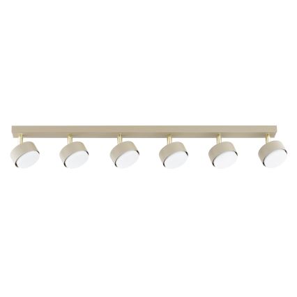 Brilagi - Lampă spot LED MONO 6xGX53/30W/230V bej/auriu
