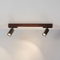 BRILAGI - Lampă spot LED SELE 2xGU10/30W/230V + LED/15W neagră/decor cireș