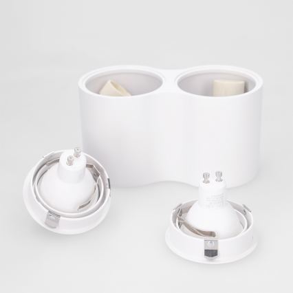 BRILAGI - Lampă spot MIA DOUBLE 2xGU10/30W/230V albă