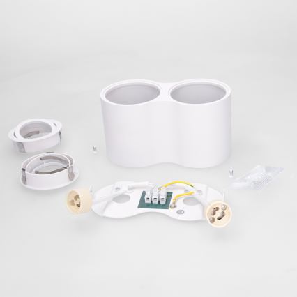 BRILAGI - Lampă spot MIA DOUBLE 2xGU10/30W/230V albă